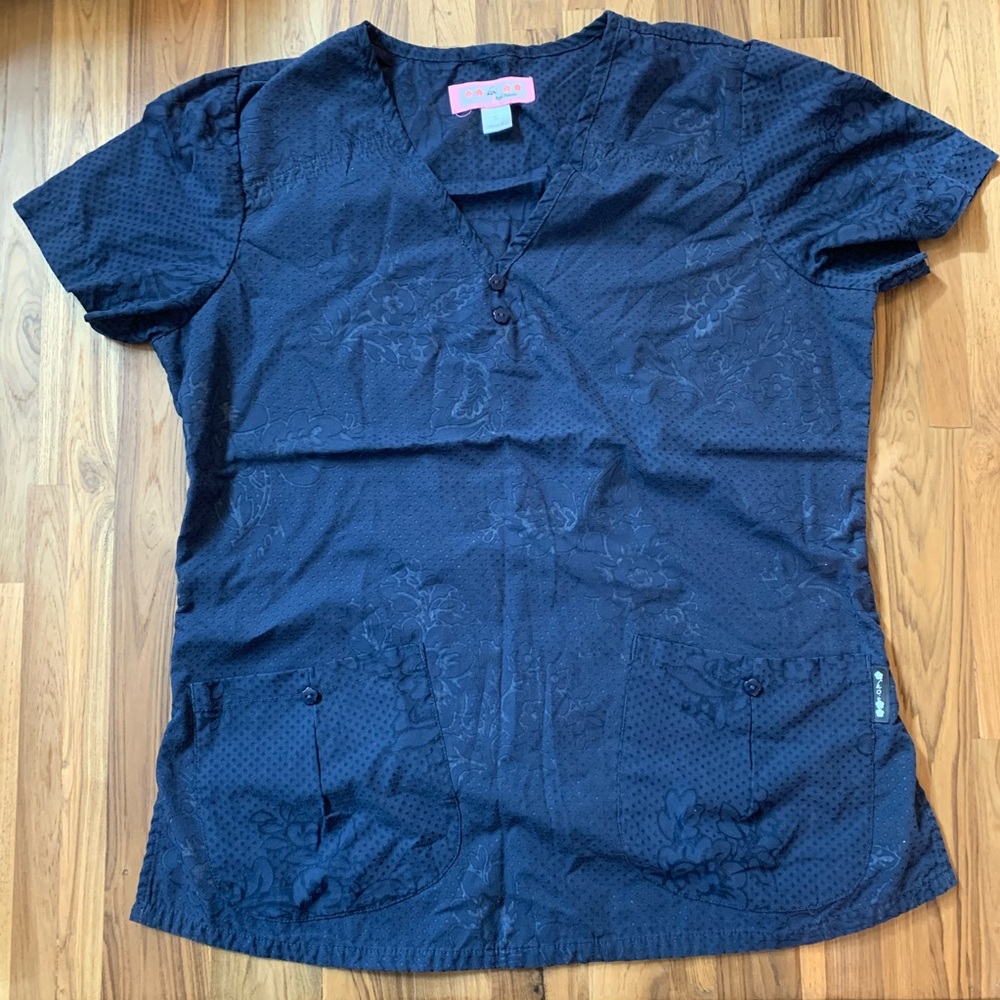 Koi Scrub Top